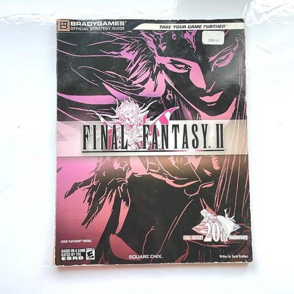 Final Fantasy II 2 Strategy Guide Brady Games - Official Strategy Guide Book - Picture 1 of 16